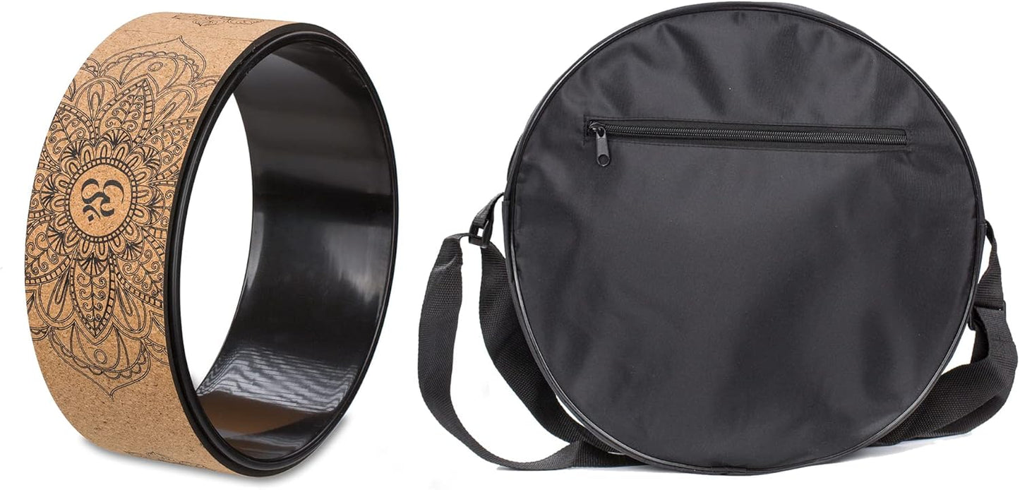Back Pain Relief Yoga Wheel with Travel Bag by Aiweitey