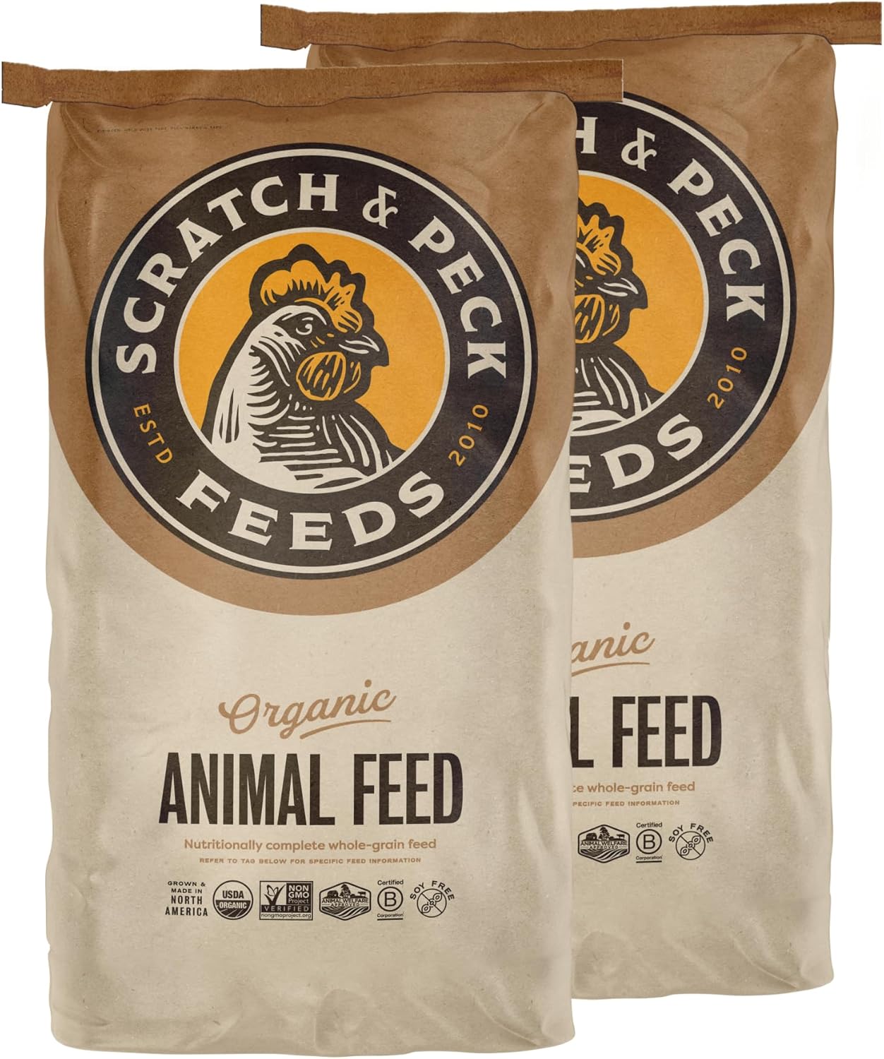 Scratch and Peck Feeds Whole Grain Scratch + Corn for Ducks