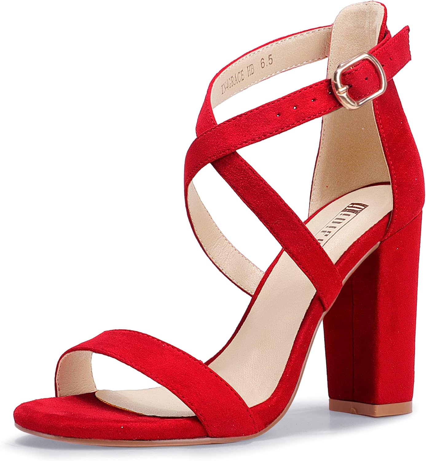 IDIFU Women's Chunky High Heel Sandal for Every Occasion