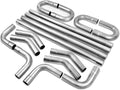 2.25ft Custom Exhaust Kit Universal Mild Steel 16 Gauge Tubing