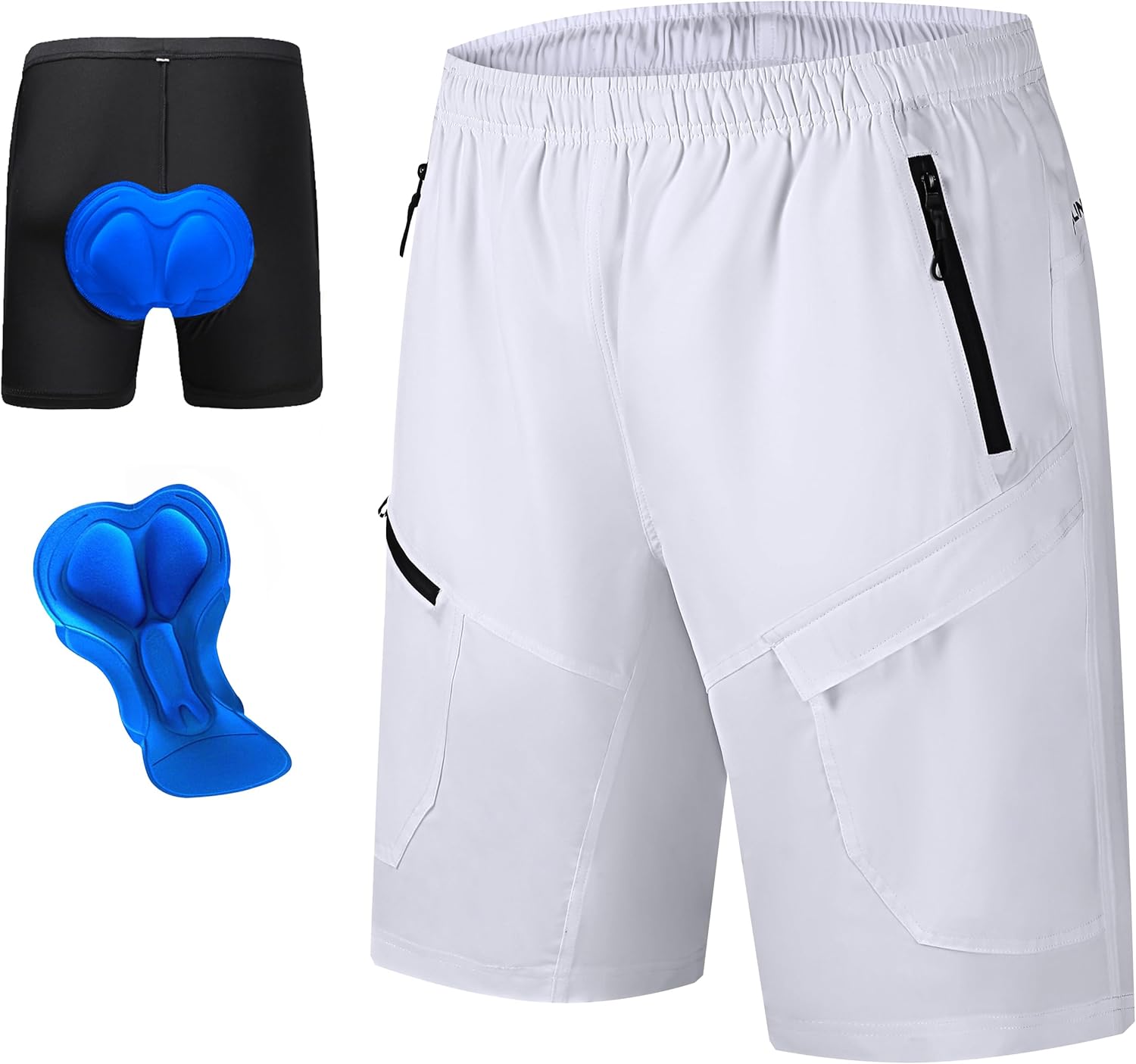 KPSUN Men's Mountain Bike Shorts for Ultimate Comfort