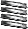 AEONS 1U Horizontal 19 in Rack Cable Management - Hinged Finger Duct