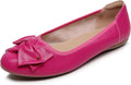 Women's Bows Dance Flats Shoes - Comfortable Slip-On Everyday Flats