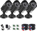 ZOSI 4PK 1920TVL 1080P Security Camera 3.6mm Lens - Reliable Night