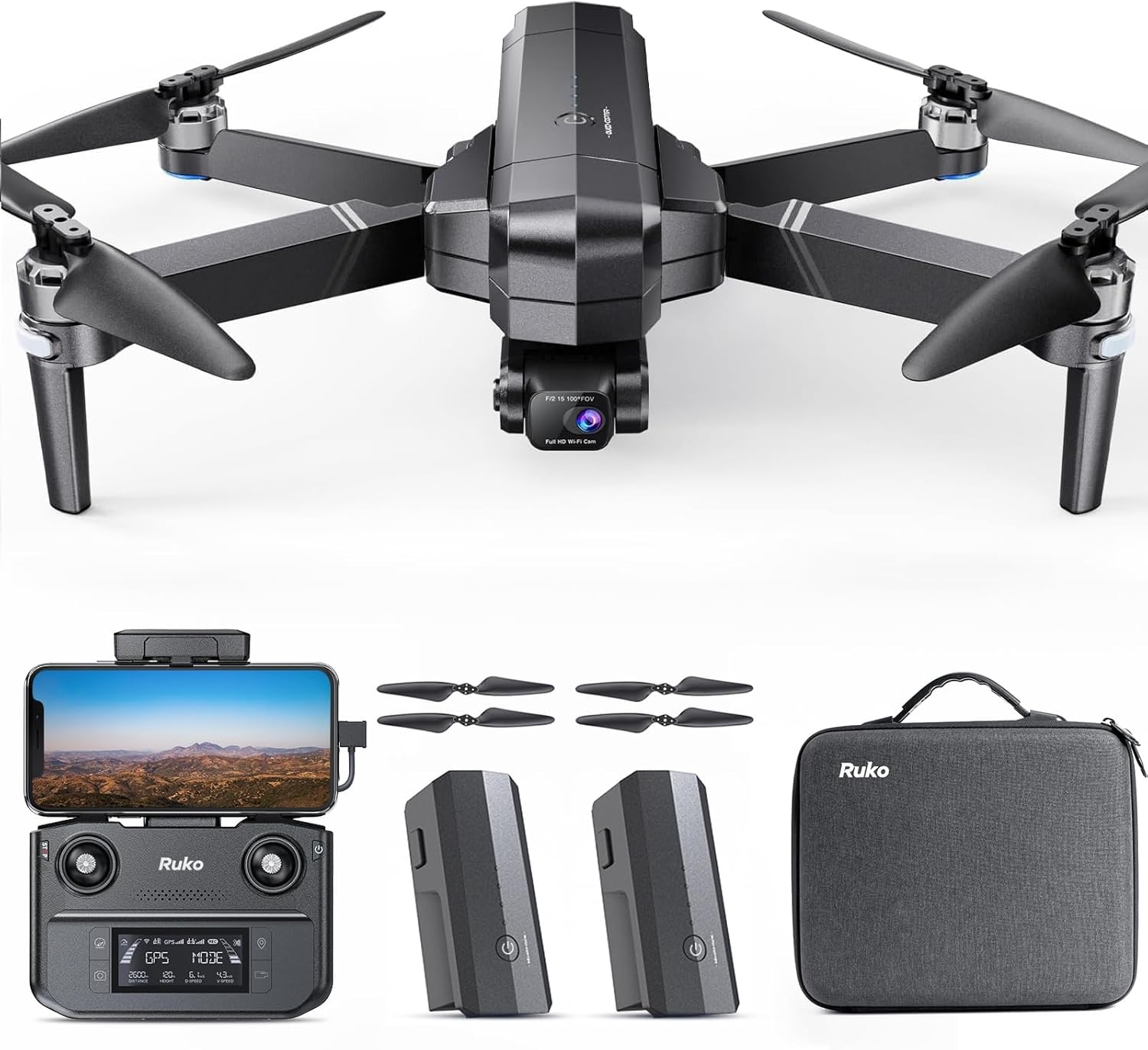 Ruko F11GIM2 Professional Quadcopter - 64Mins Flight Time