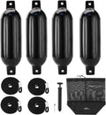 Affordura 4 Pack Boat Fender Bumpers for Secure Docking Safety