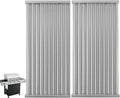 DcYourHome Stainless Steel Emitter Grates Replacement for Charbroil