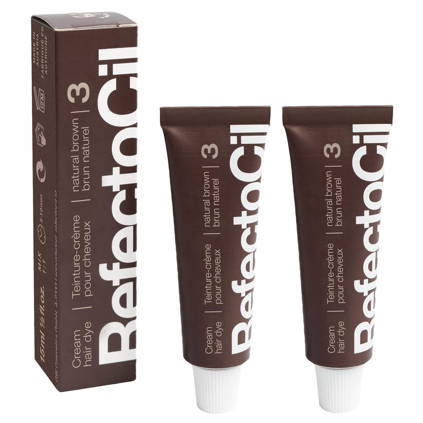 RefectoCil Cream Hair Dye 2-Pack for Long-Lasting Color