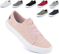 Women's Stylish Slip On Canvas Sneakers - Comfortable Casual Flats