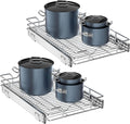 OCG Pull Out Cabinet Organizer 2 Pack (12 in W x 21 in D) - Smooth