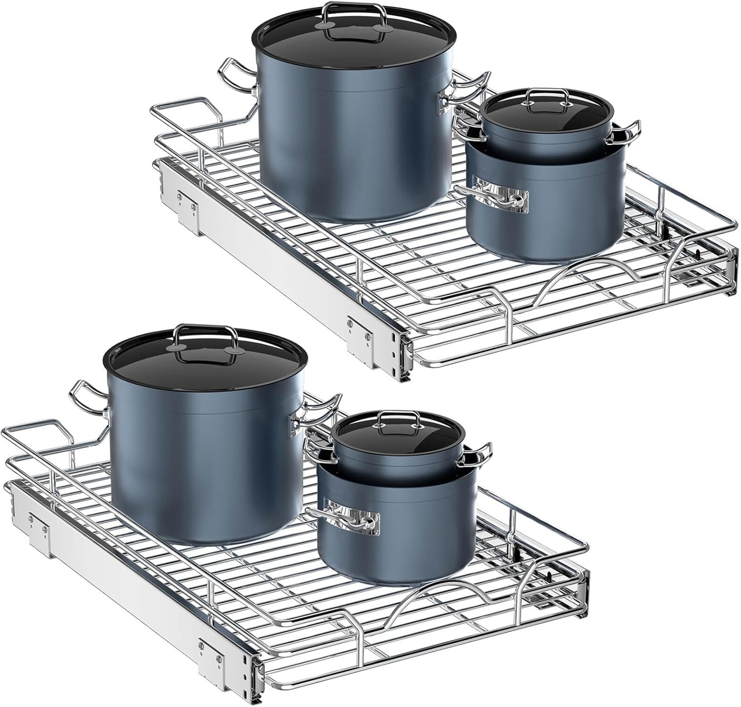 OCG Pull Out Cabinet Organizer for Efficient Kitchen Storage