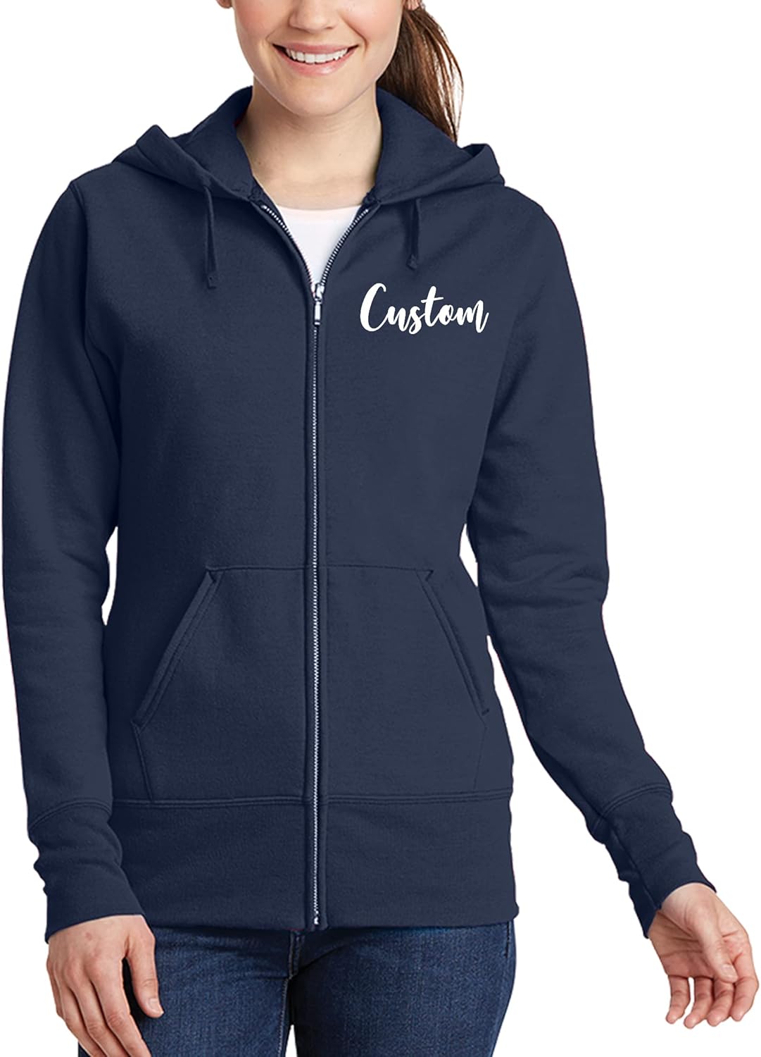 Personalized Zip Hoodie for Special Occasions | TEEAMORE