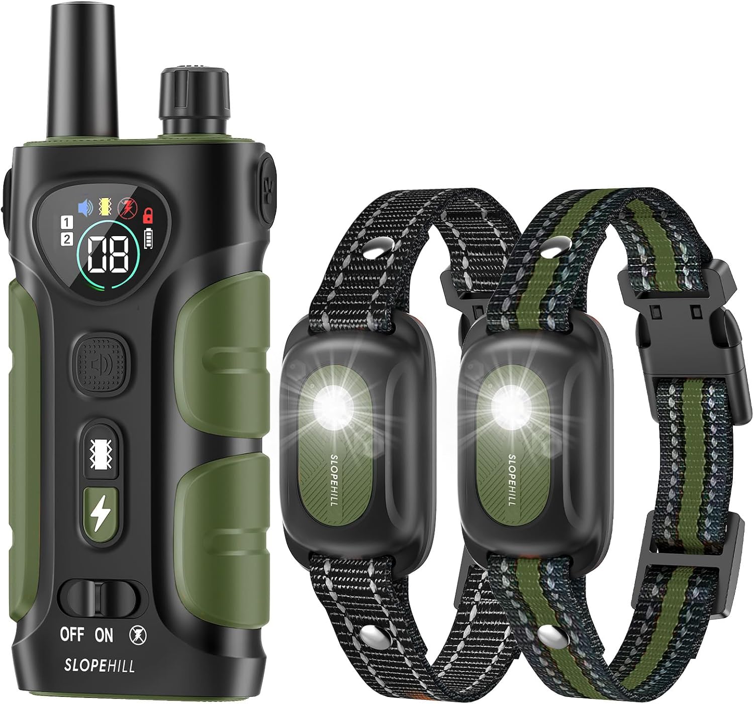 SLOPEHILL Dog Shock Collar with Remote for Effective Training