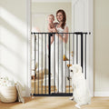 Kinfant Baby Gate Extra Tall Walk Thru Gate Kit - Secure 41in Barrier