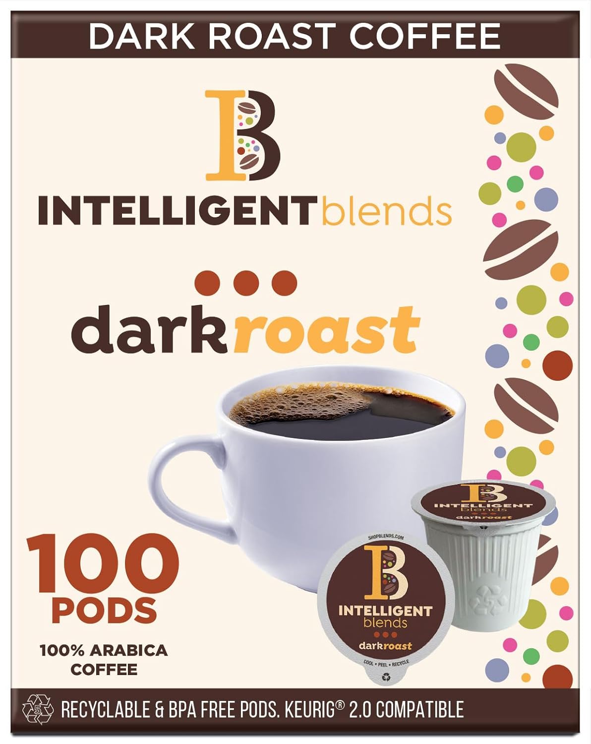 100ct Dark Roast Solar Pods - Sustainable & Rich!