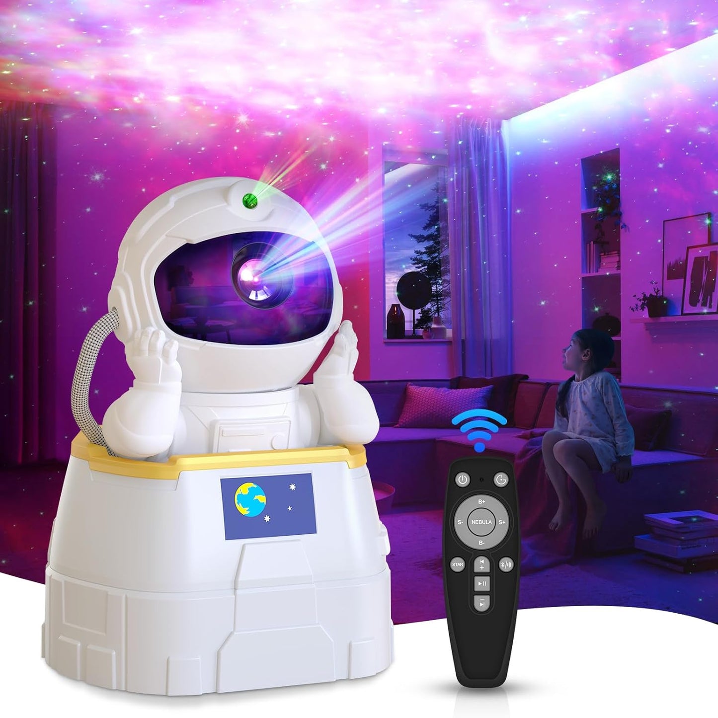 360 Star Projector with Bluetooth Speaker - Haksimey