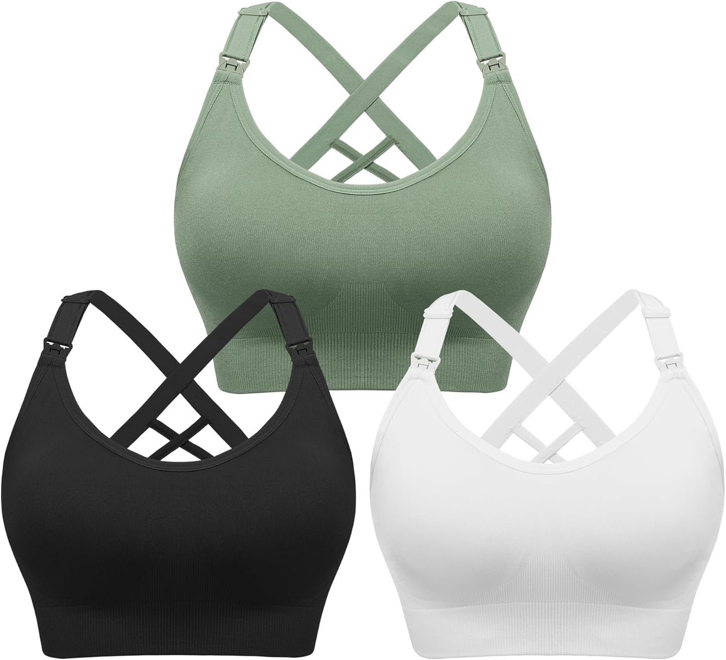 Angelhood Nursing Bras for Breastfeeding and Active Moms