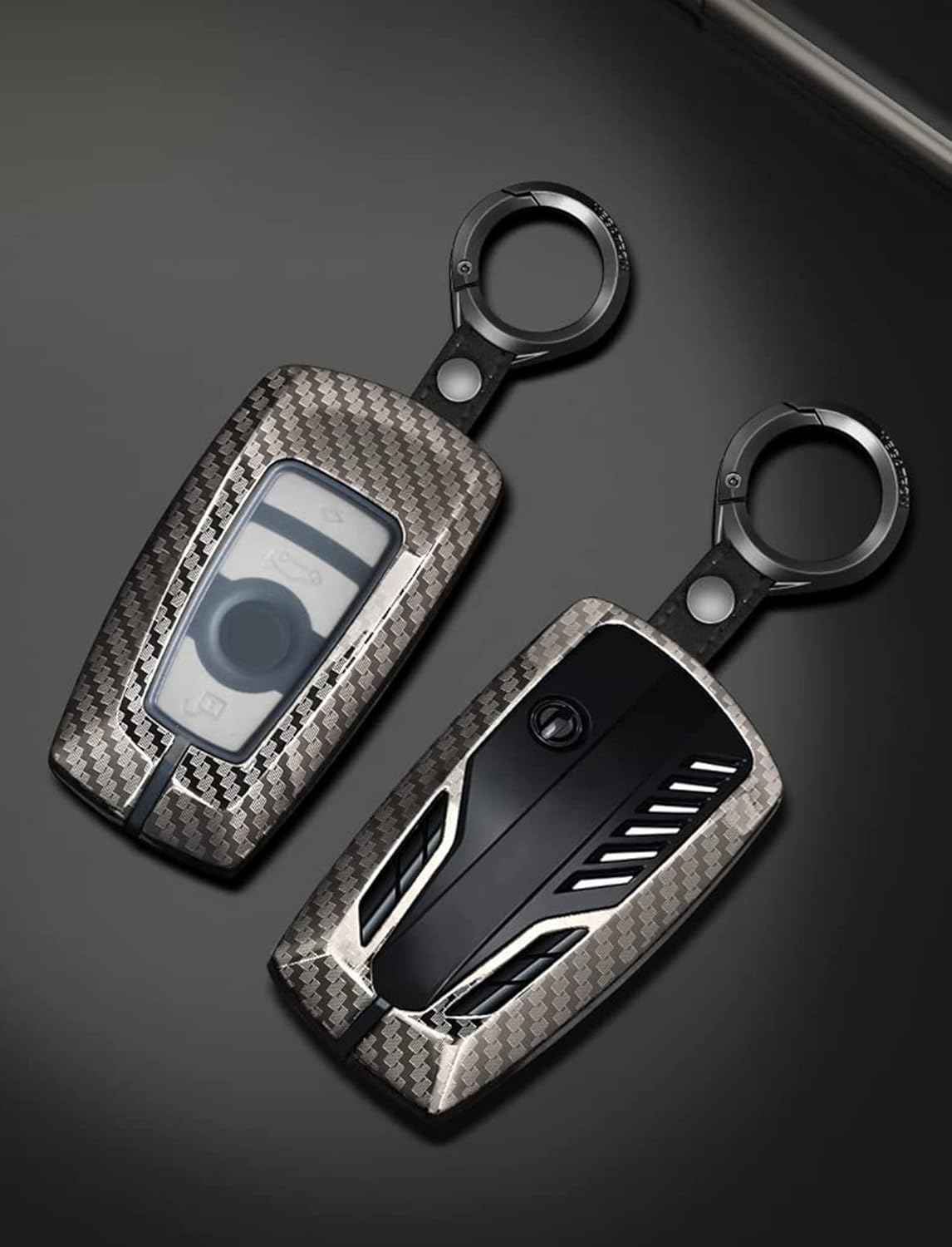 Alloy Car Key Case Rings Cover Holder for BMW Series Models