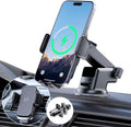 15W Wireless Car Charger Auto-Clamping Phone Mount - Fast Charge