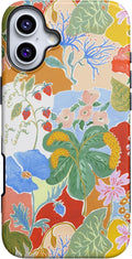 Casely iPhone 16 Case Botanical Blooms - Bold Protective Floral Case