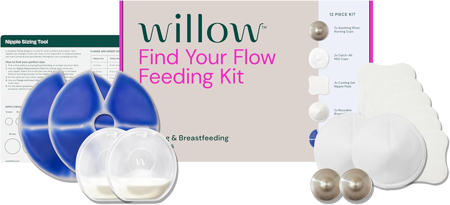 Willow Find Your Flow Feeding Kit for Breastfeeding Essentials