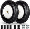 4.80/4.00-8 Wheelbarrow Tire 16in Solid Tire and Wheel - Puncture