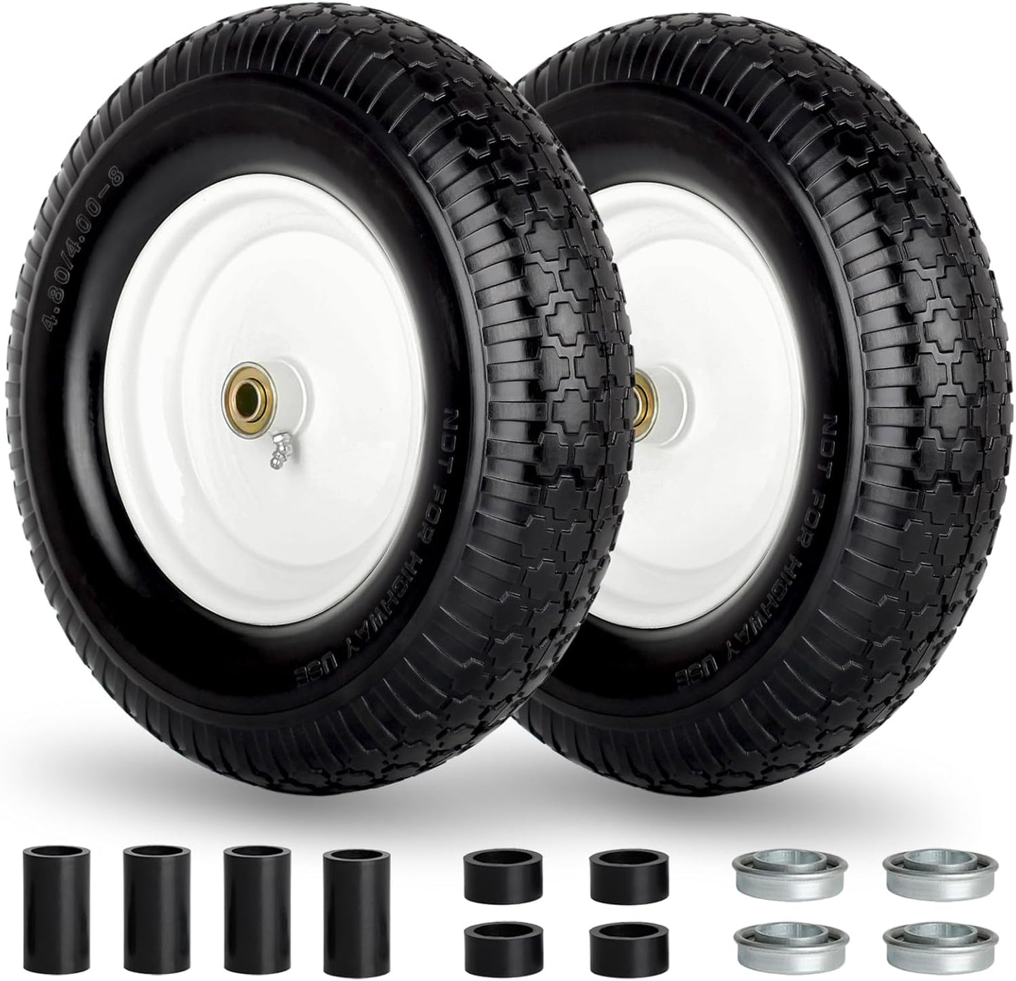 4.80/4.00-8 Wheelbarrow Tire for Garden Wagon Replacement