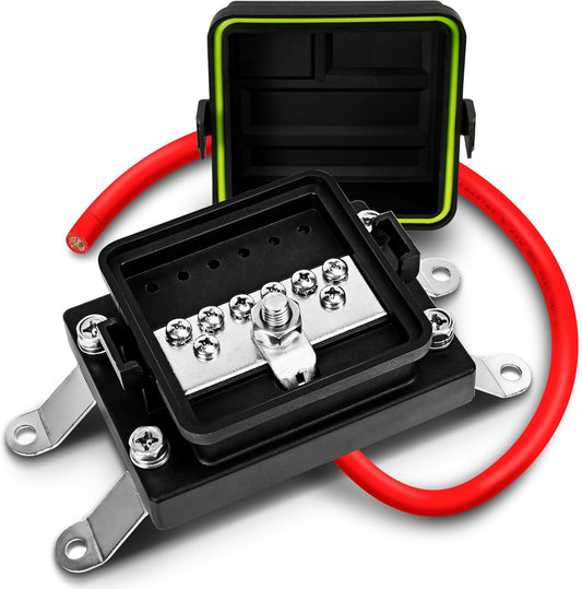 True Mods Waterproof Ground Power Distribution Terminal Block Bus Bar