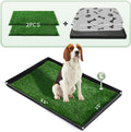 Dog Grass Pad Foldable Dog Litter Box - Large Reusable Pee Pad