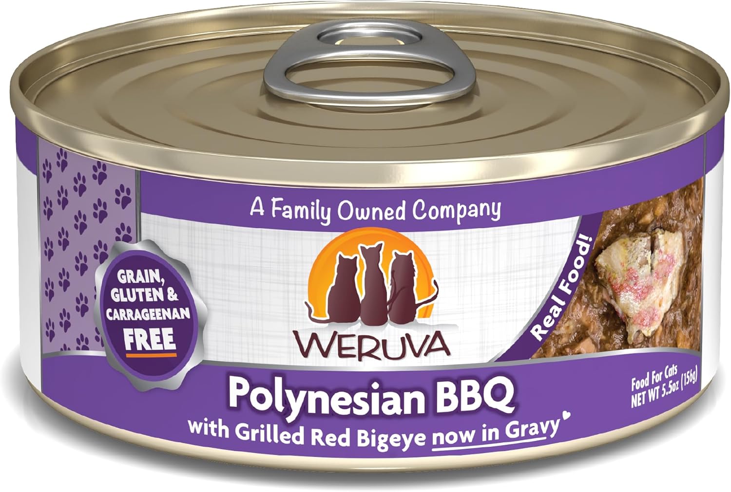 Weruva Classic Cat Food Polynesian BBQ with Grilled Red Bigeye