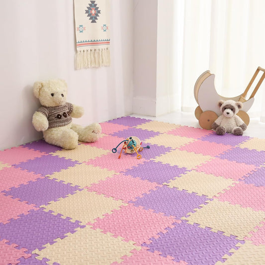 Foam Play Mat for Baby - Soft Non-Toxic Interlocking Tiles
