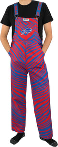 Zubaz NFL Unisex Adult Overalls with Bold Zebra Print Style