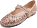 FEVERSOLE Women's Soft Cushion Mary Jane Flats - Padded Comfort