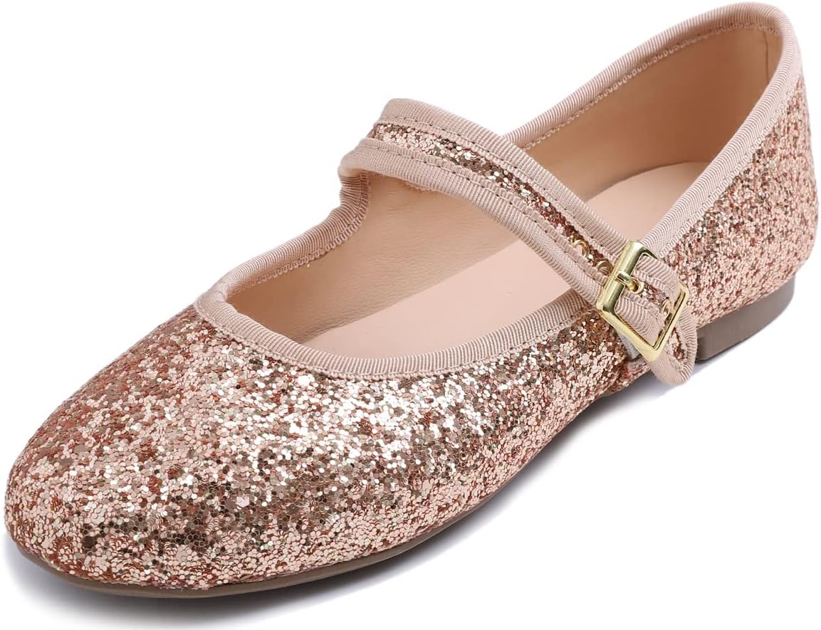 FEVERSOLE Women's Soft Cushion Extra Padded Mary Jane Flats
