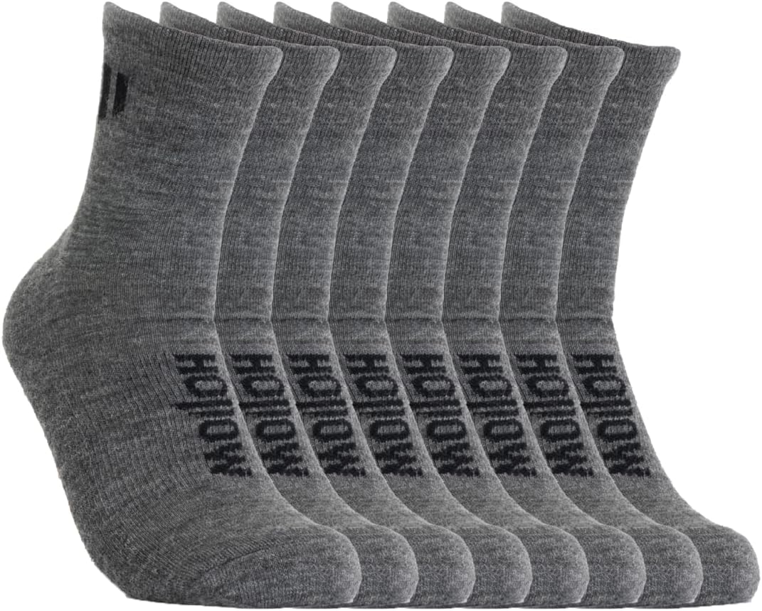 Moisture Wicking Alpaca Ankle Socks for Hiking and Running