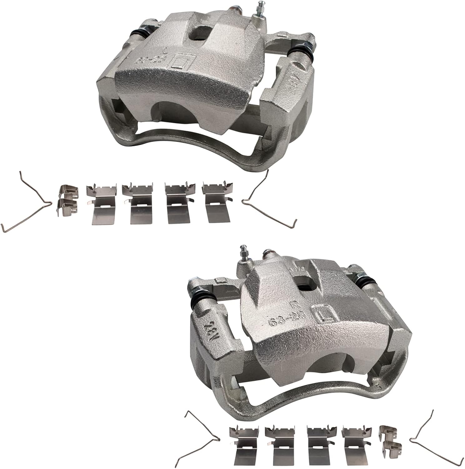 TRQ Front Brake Caliper Set for Lexus ES350 and Toyota Camry