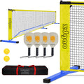 Pickleball Net Set for Driveway 22ft Regulation Size - Portable Court