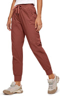 CRZ YOGA Athletic High Waisted Joggers 27.5in - Lightweight Hiking Fit