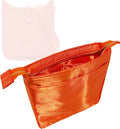 Satin Silk Organizer Insert for Evelyne TGM/40cm - Crimson