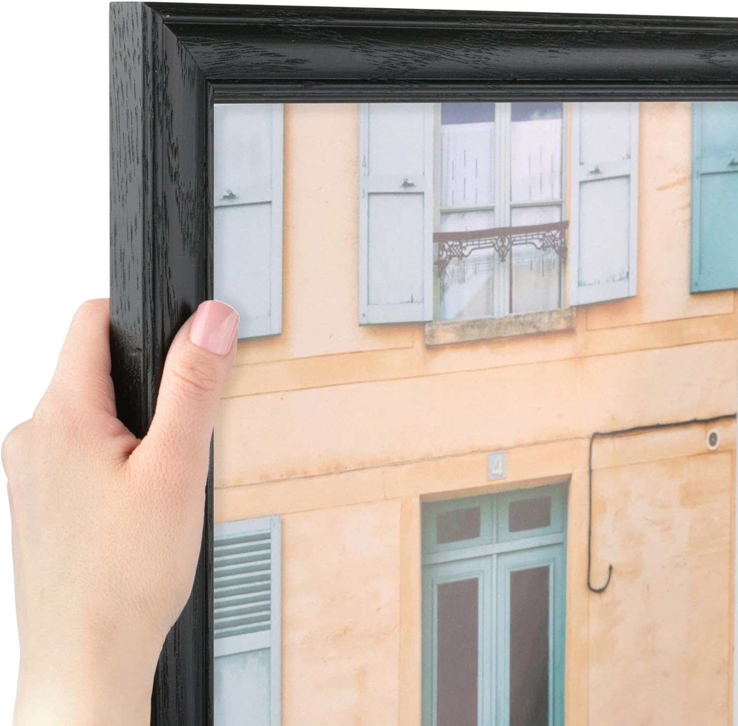 ArtToFrames 20x30 Inch Black Picture Frame for Custom Art