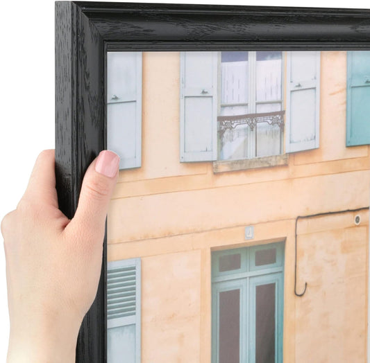 ArtToFrames 20x30 Inch Black Picture Frame for Custom Art