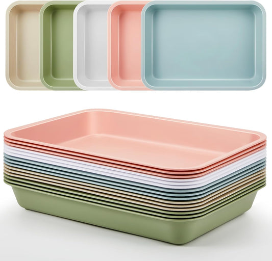 Mifoci 15 Pcs Activity Plastic Art Trays for Craft Projects