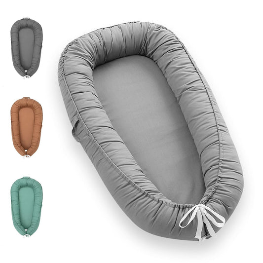 Breathable Baby Lounger - Cozy Portable Nest