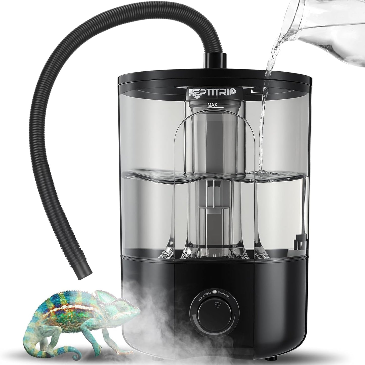 1 Gallon Reptile Humidifier Fogger for Terrariums and More