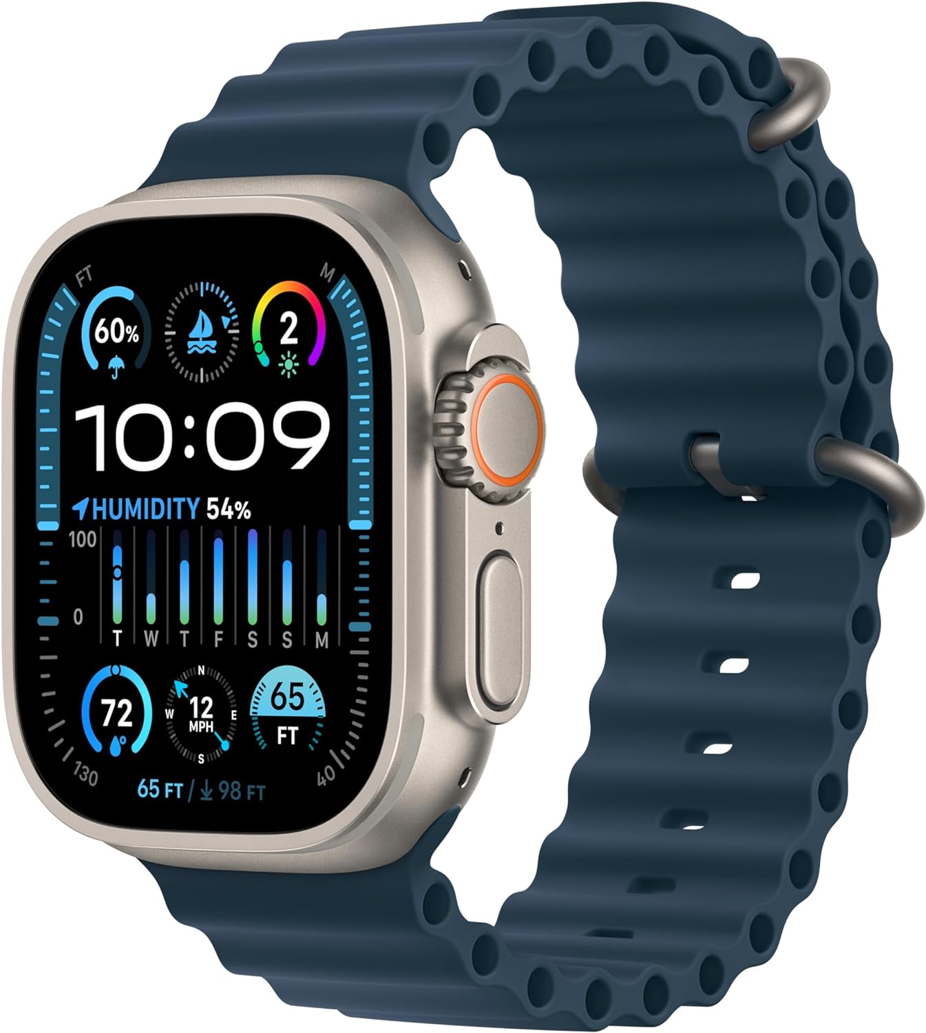 Apple Watch Ultra 2: Rugged Titanium GPS Smartwatch