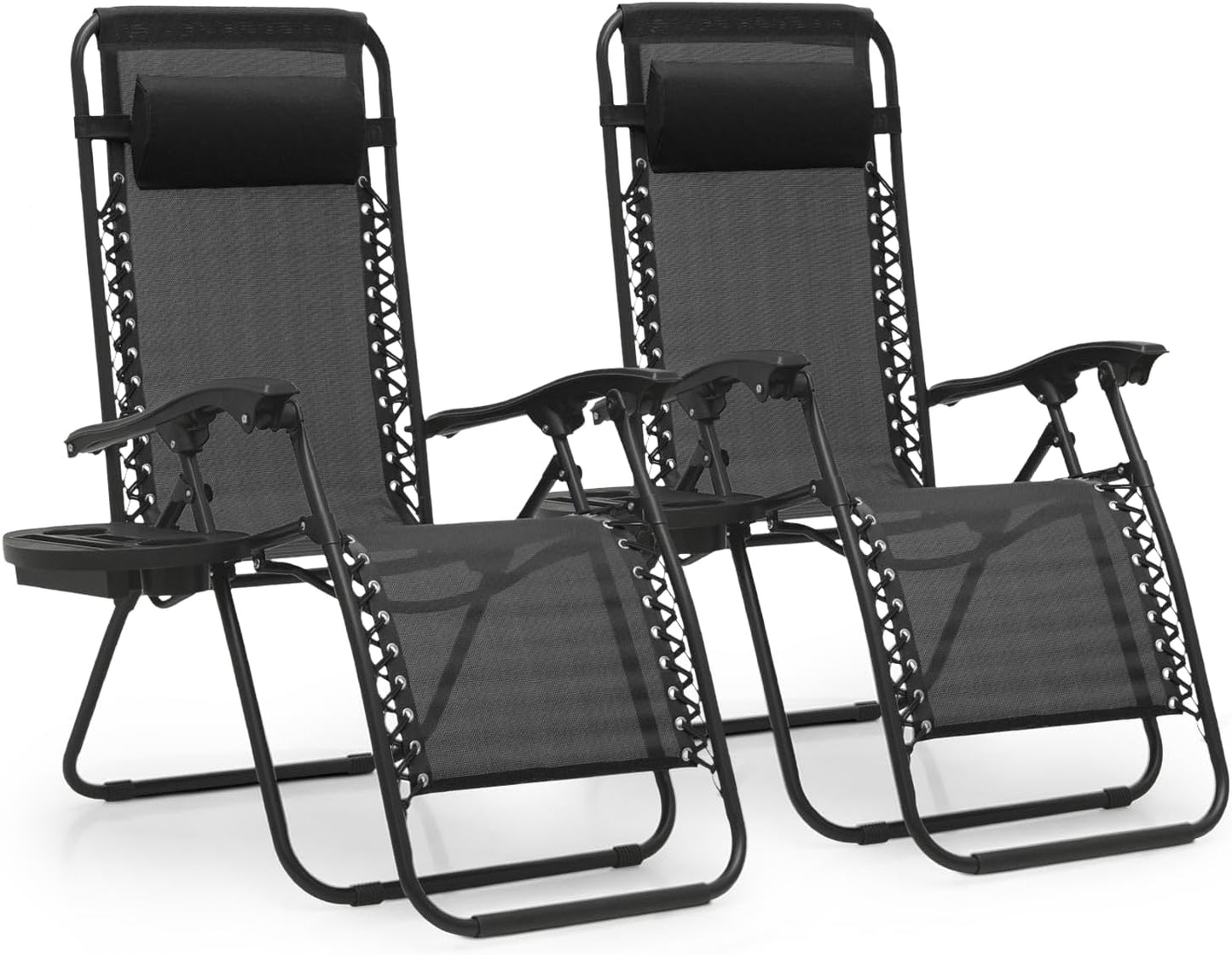 MoNiBloom Zero Gravity Chairs Set of 2 for Outdoor Relaxation