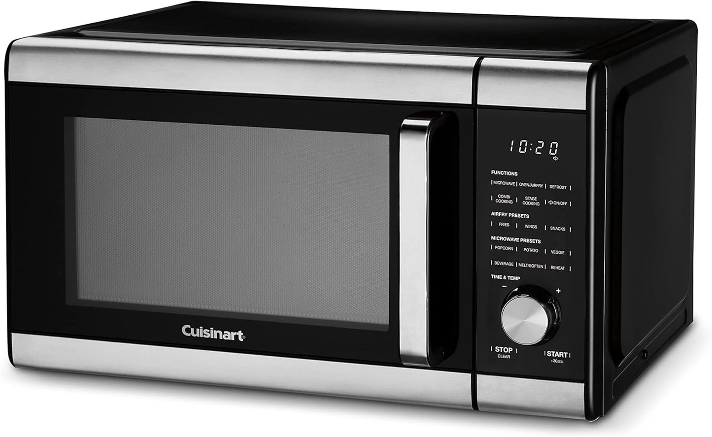 Cuisinart Microwave AirFryer: 3-in-1 Black Oven