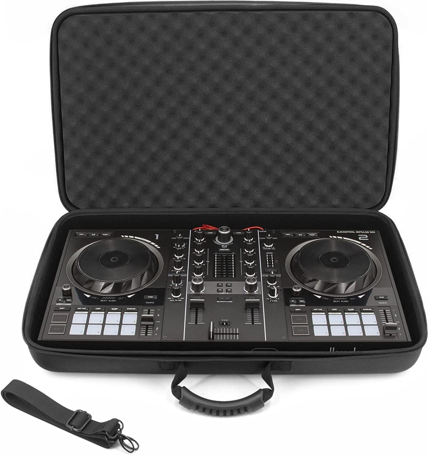CASMATIX DJ Controller Travel Case for Hercules Inpulse 500