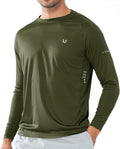Men's Sun Protection UPF 50+ Long Sleeve Running Shirt - Lightweight