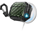 AirPods 4 Case with Lock & Carabiner - IP68 Rugged Waterproof Case